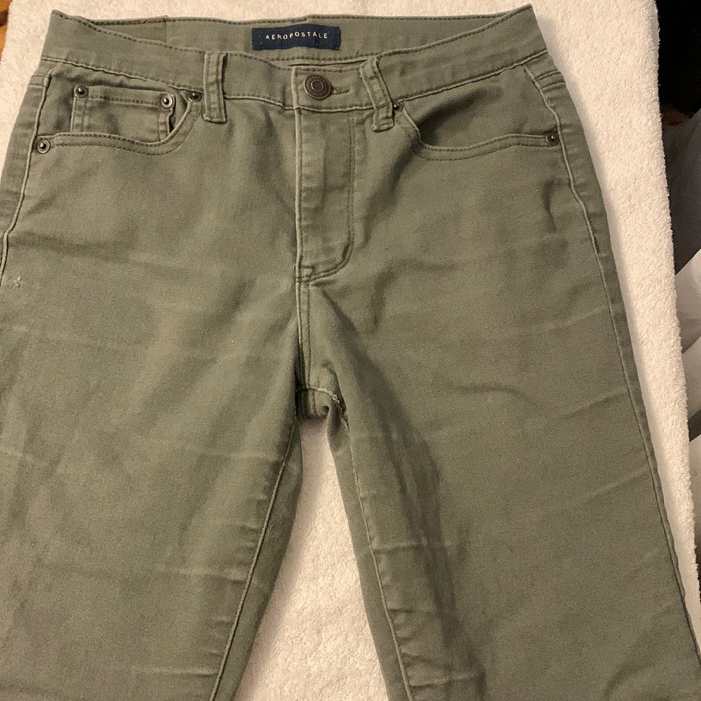 army green aeropostale jeans